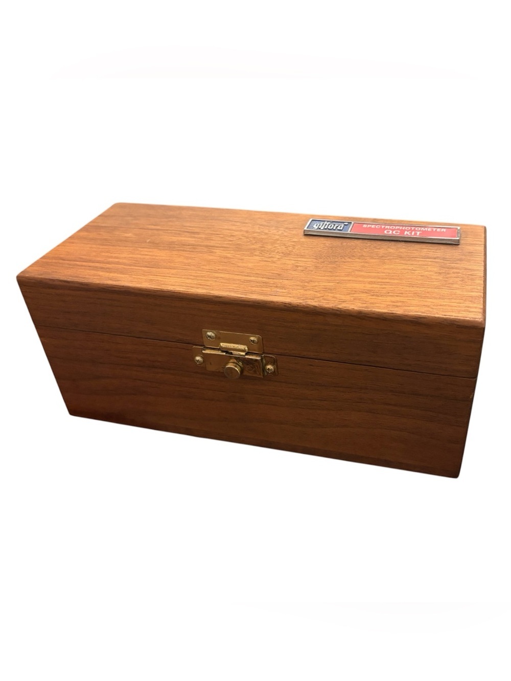 Gilford Spectrophotometer QC Kit Vintage Calibration Standards Wood Case